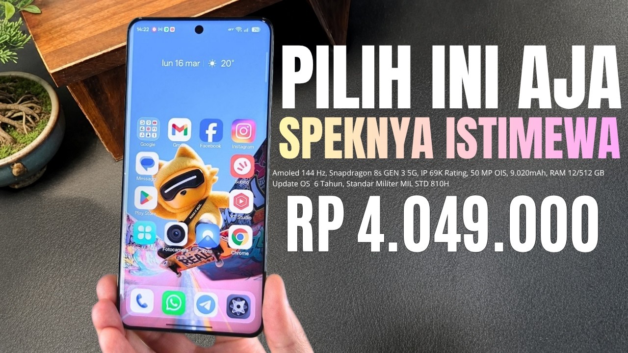 MID RANGE RASA FLAGSHIP‼️9020mAh, RAM 12/512GB - HP 4 JUTAAN TERBAIK DAN TERBARU JULI 2026