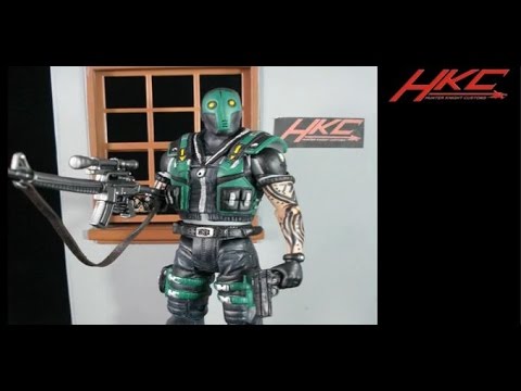 Custom THE BUG from the BRINK videogame featuring PRISON PLANET ANTHEM action figure by HKC