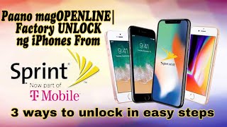 How to Unlock | Openline iPhones From SPRINT in 3 different ways