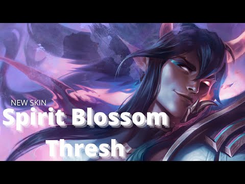 [NEW SKIN] Spirit Blossom Thresh the legendary skin | League of Legends