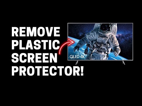 Plastic Screen Protector Removal - Don't Try This at Home!