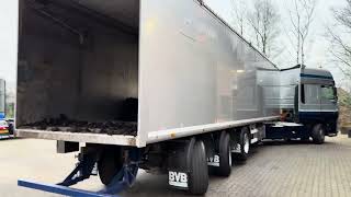 Kraker CF-ETS 2 2x Stuuras Hakselkast Hydraulische klep nieuwe APK walking floor semi-trailer | Image 4 - Autoline