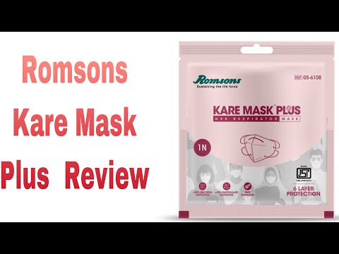 Number of Layers: 6 Layers Romsons N95 Kare Mask Plus Face Mask