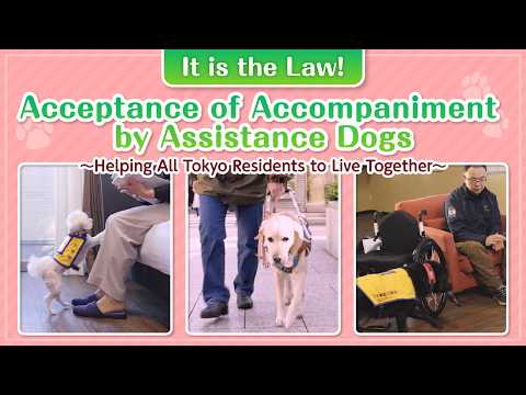 知っていますか？補助犬同伴の受け入れ（事業者向け・普及啓発用）（英語ver.）