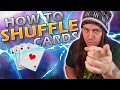 How To SHUFFLE CARDS Like A PRO Magician 5 EASY TRICKS