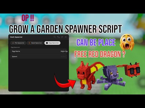 ОП СКРИПТ с PET SPAWNER в Grow a Garden 🐶🔥 [АВТОСОБЫТИЕ + БЕЗ КЛЮЧА]