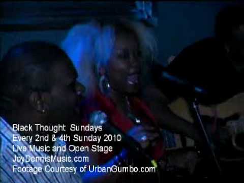Joy Dennis - Black Thought Sundays - Live Soul Music & Open Mic / Stage Jacksonville, FL