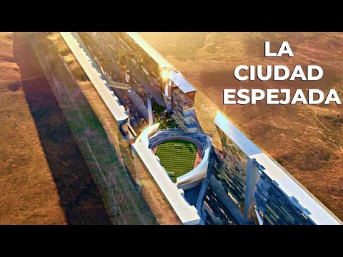 Lo que esconde la megaciudad de rascacielos espejados en el desierto