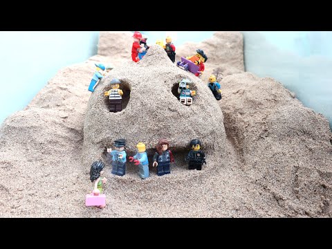 LEGO DAM BREACH MOVIES Part 8 - Sand Castle Total Floods