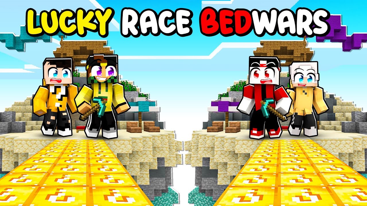 BEDWARS 2 vs 2 LUCKYRACE - MARCY BADDI vs NICO ZEYXON MINECRAFT ITA