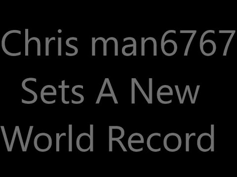 Chris man6767 Gets A 100,000 Score To Set The World Record