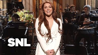 Monologue: Miley Cyrus is Sorry She&#39;s Not Perfect - SNL