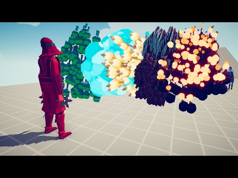 SENSEI vs 5x EVERY GOD - Totally Accurate Battle Simulator TABS