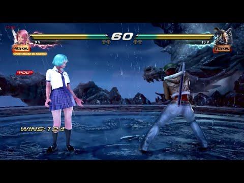 346 Alisa Bosconovish ​VS Master Raven - Tekken 7 ( Uchiha x24 ) Gameplay PC