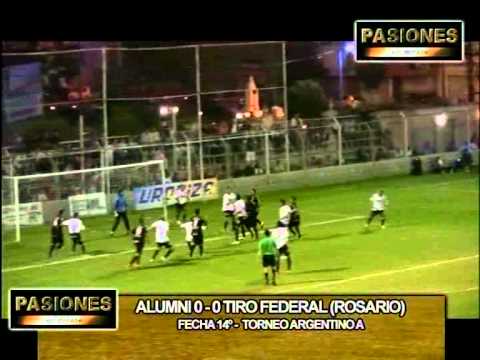 Alumni 0 - 0 Tiro Federal - Argentino "A" - Fecha 14 - [11/11/12] - PASIONES