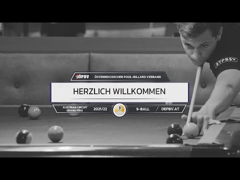 5. Austrian Circuit Grand Prix 2021/22 - 9 Ball - Achtelfinale - Lucas Huter gg. Emanuel Pichler