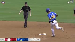 Max Durrington hits his first career ABL homer