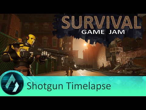 Core Games Art - Core Survival Game Jam Talk and Shotgun Timelapse