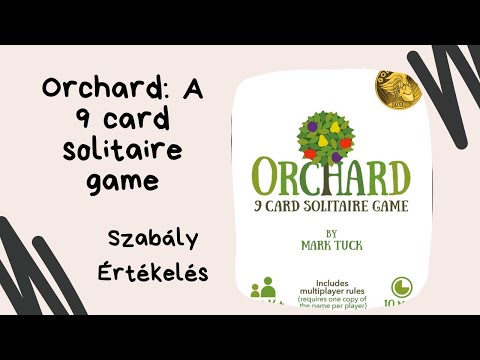 A Liget előzménye: Orchard: A 9 card solitaire game társasjáték játékbemutató és szabályismertető - Társasozz Okosan!