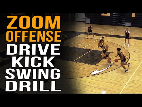 3 Zoom Offense Drills: Drive-Kick-Swing Series To Create & Keep The Advantage