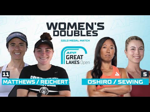 Women's Pro Doubles Gold Medal Match - Kelsey Matthews/Allie Reichert vs. Bobbi Oshiro/Sofia Sewing