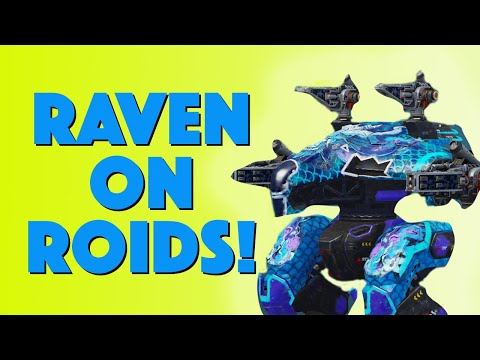 War Robots - Raven on roids! New module slot = crazy firepower!