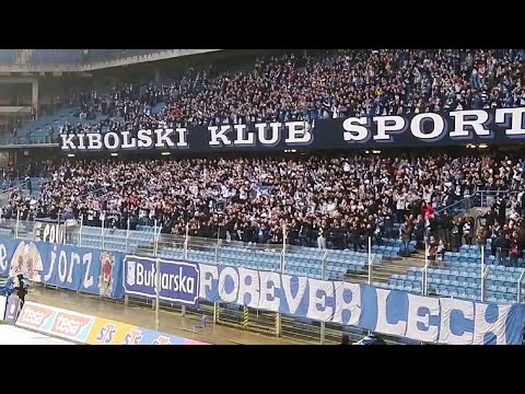 Kibice na meczu Lech Poznań - Górnik Łęczna | 20.04.2022