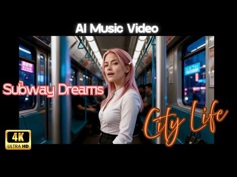 Escaping the Crowd – AI Singer's Dream Sequence in a city's Subway (Short Ver MV) | 🎵 AI Nina