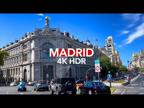 [4K] MADRID driving - Virtual Driving Tour summer Spain 2022 🇪🇸