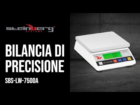 Video - Bilancia di precisione - 7.500 g / 0.3 g