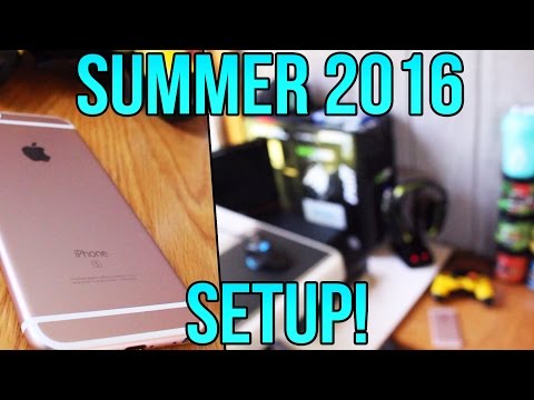 SUMMER 2016 GAMING SETUP!