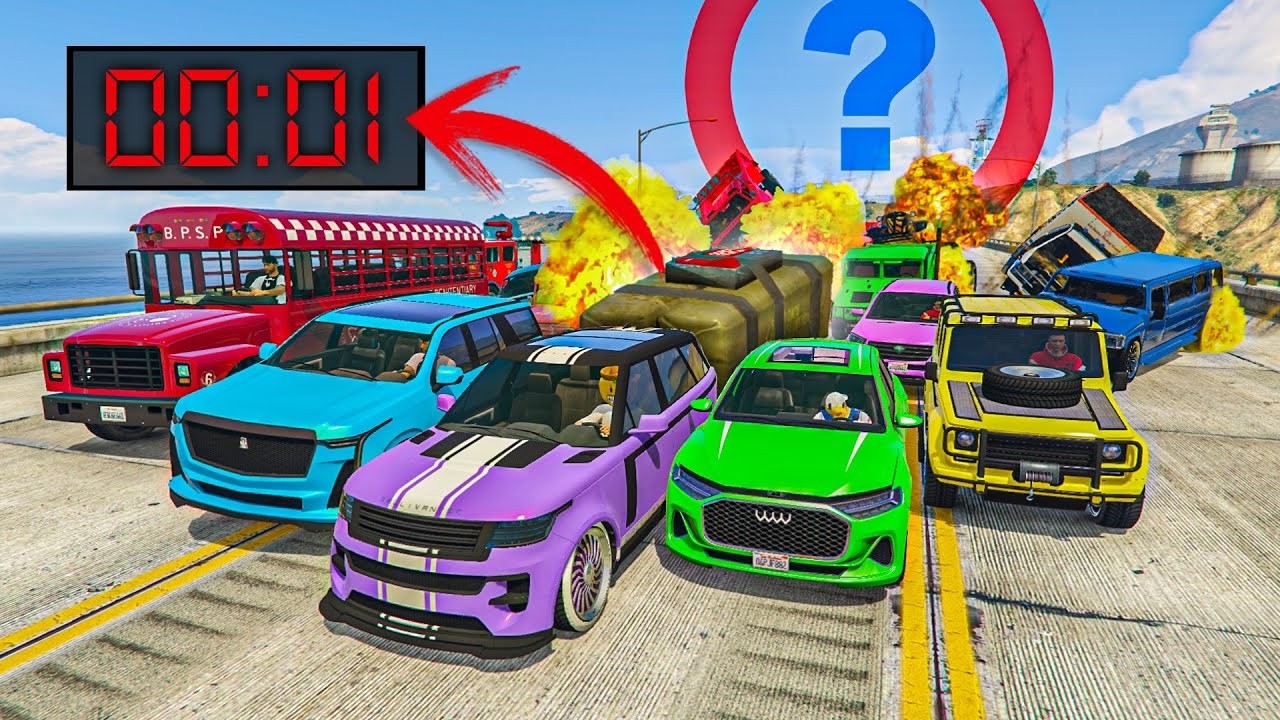 EL ÚLTIMO EXPLOTA CON COCHES ALEATORIOS! VICTORIA MUY EMOCIONANTE!!   GTA 5 ONLINE