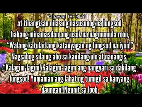 Revelation |Pahayag 18:18-22,19:1-14
