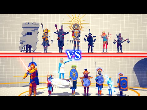 MEDIEVAL ADDON TEAM vs ANCIENT ADDON TEAM - Totally Accurate Battle Simulator TABS
