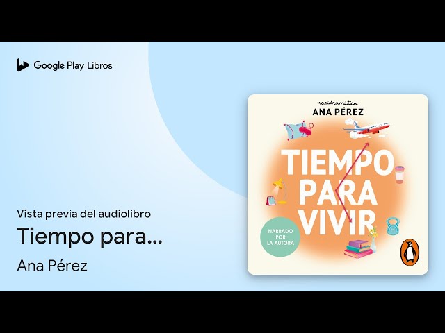 Vídeo relacionado con Tiempo para vivir: 100 herramientas psicológicas para optimizar tu tiempo de trabajo, ocio y descanso
