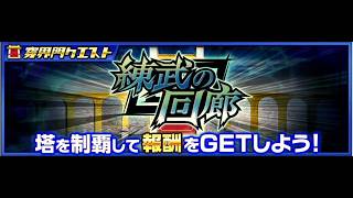 ブレソル　練武の回廊を急いでやる