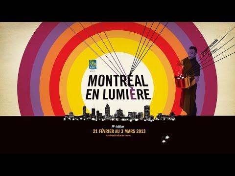 Gaële et la conférence de presse de Montréal en lumière 2013