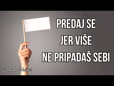 Zdravko Vučinić: Predaj se jer više ne pripadaš sebi