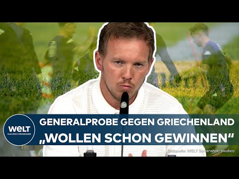 DEUTSCHLAND - GRIECHENLAND: Letzte Bewährungsprobe für die Nationalmannschaft vor der Fußball-EM