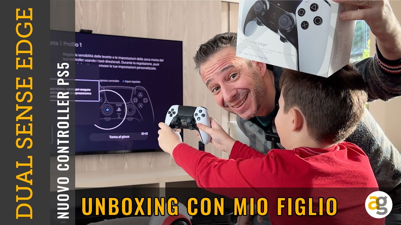 RECENSIONE con MIO FIGLIO di PS5 DualSense EDGE NUOVO CONTROLLER PRO