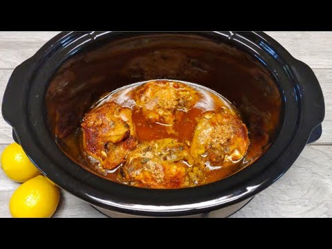 Lemon Garlic Chicken Crockpot Recipe