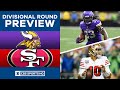 Minnesota Vikings vs. San Francisco 49ers | NFL Playoffs: Division Round Preview | CBS Sports HQ