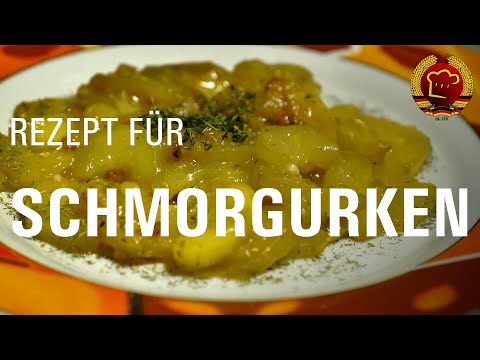Schnelle Schmorgurken mit diesem einfachen DDR Rezept zubereiten