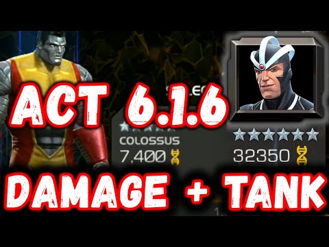 R3 Colossus test against Act 6.1.6 Havok - Marvel Contest of Champions