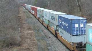preview picture of video 'CP 259 at Clarks Summit, PA 4/4/09'