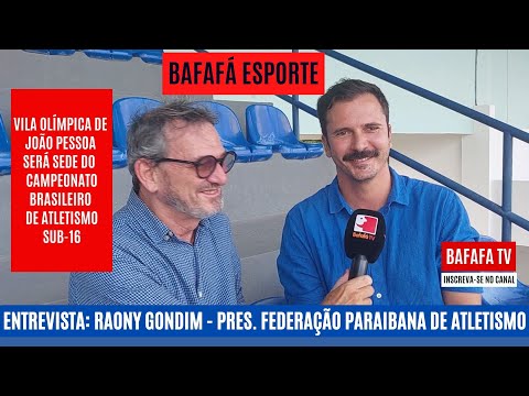 JOÃO PESSOA VAI SEDIAR CAMPEONATO BRASILEIRO DE ATLETISMO SUB-16