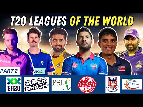 Present & Upcoming T20 Leagues of the World. Part 2