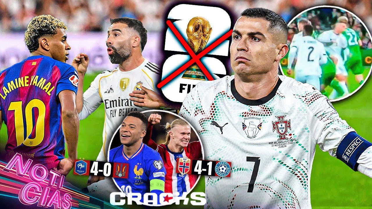 ¡Roja! Peligra debut de CR7 en Mundial | "Con Lamine nos queremos m4t4r"| Haaland y Mbappe, adentro