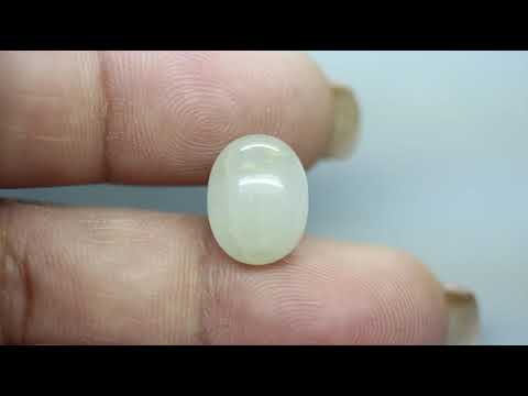 Natuurlijk Aquamarijn Cabochon Kleur Blauw groen 8,08 ct.