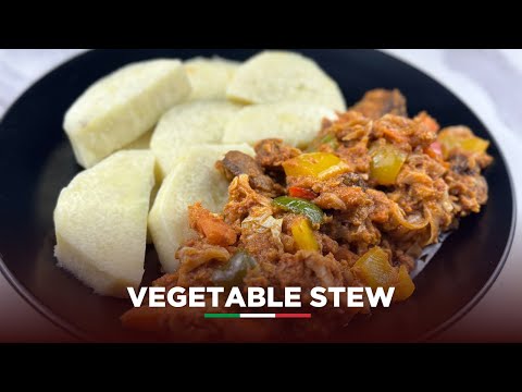 SIMPLE GHANAIAN VEGETABLE STEW RECIPE🇬🇭